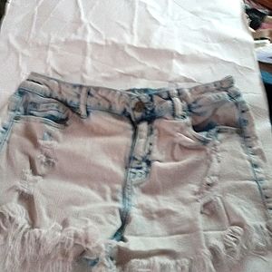 Altar'd State distressed raw hem jean shorts